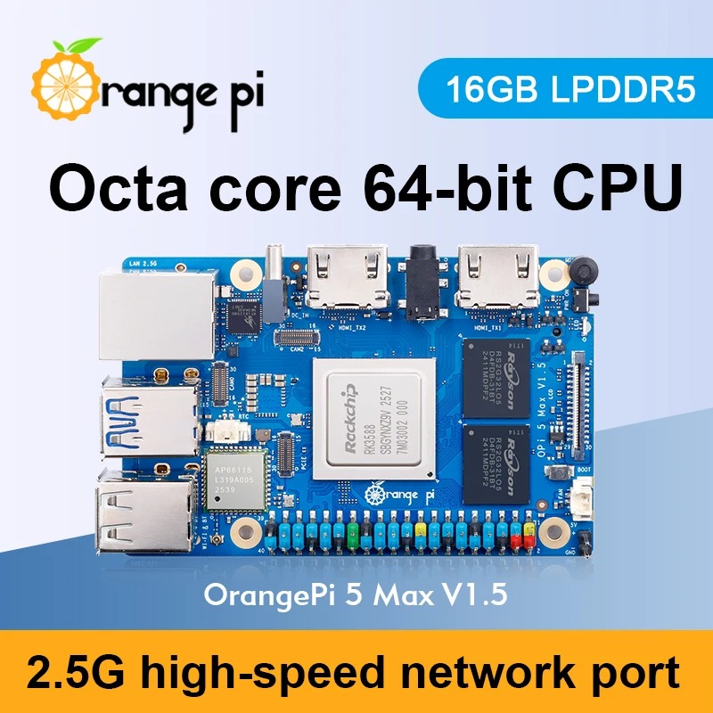 RoRuS Orange Pi 5 Max 16GB V1. - Orange Pi 5 Max Rk3588 recensione e prezzo