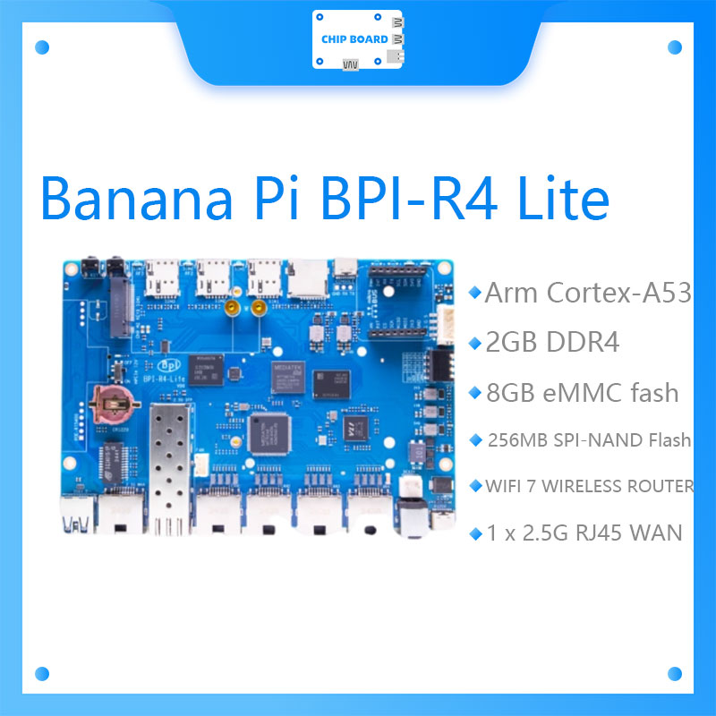 Banana Pi BPI-R4 Lite con SoC  - Bananapi Bpi R4 Wifi 7 recensione e prezzo